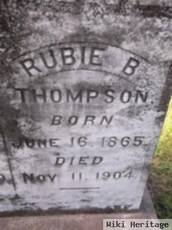 Rubie B Thompson