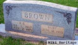 R B Brown