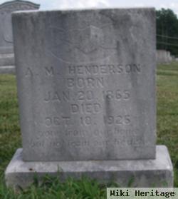 A M Henderson