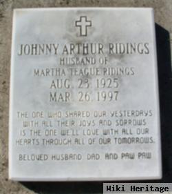 Johnny Arthur Ridings