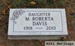 M Roberta Davis