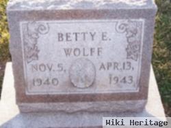 Betty E. Wolff