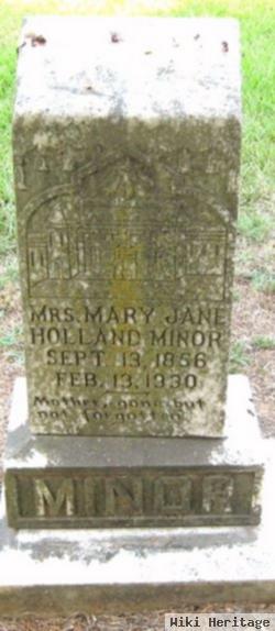 Mrs Mary Jane Minor