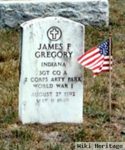 Sgt James F Gregory