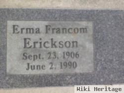 Erma Francom Erickson