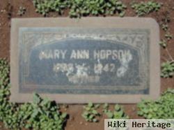 Mary Ann House Hopson