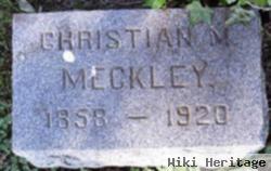 Christian M. Meckley