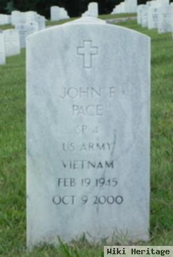John F Pace