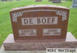 Gertrude "gertie" Branderhorst De Boef