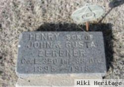 Pvt Henry W Zerener