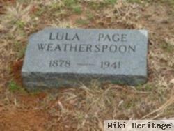 Lula Page Weatherspoon