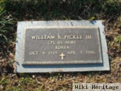 William R Pickle, Iii