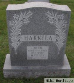 Matilda Toikkanen Hakkila