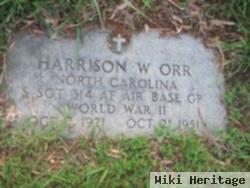 Harrison W Orr