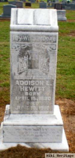 Addison L. Hewitt