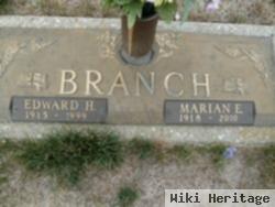 Edward Hall "bud" Branch