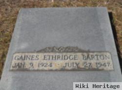 Gaines Etheridge Barton