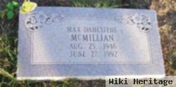 Max Dahlstedt Mcmillan