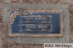 Velma Jean Hahn Kimsey