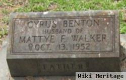 Cyrus Benton Walker