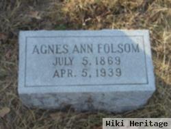 Agnes Ann "annie" Traller Folsom