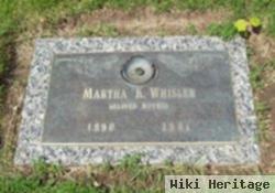 Martha K Whisler