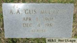 A. A. "gus" Mccarty