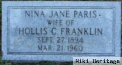 Nina Jane Paris Franklin