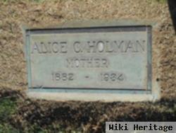 Alice C Holman