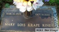 Mary Lois Krape Rine