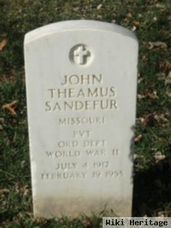John Theamus Sandefur