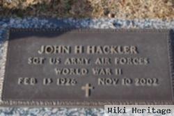 John H Hackler