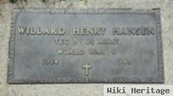 Willard Henry Hansen