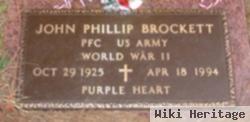 Pfc John Phillip Brockett