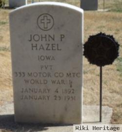 John P Hazel