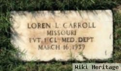 Loren L Carroll