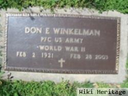 Pfc Don E Winkelman