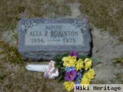 Alta P Robinson