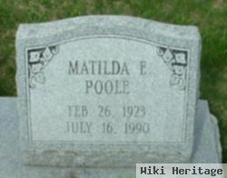 Matilda E. Hoffman Poole