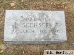 Marie Ann "mayme" Beck Sechser