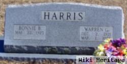 Warren G Harris