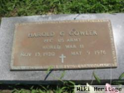 Harold G Gowler