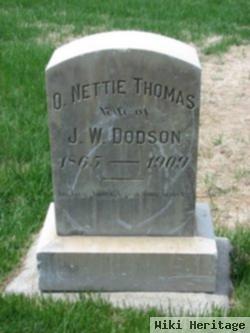 Olive Jeannette "nettie" Thomas Dodson