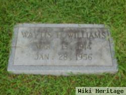 William Waytis H Williams