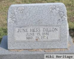 June Hess Dillon