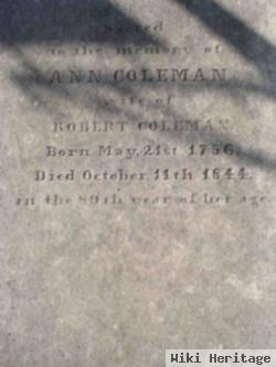 Ann Old Coleman