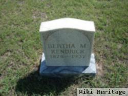 Bertha M. Albright Kendrick