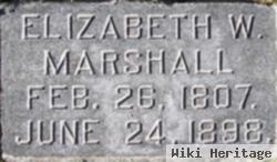 Elizabeth W. Marshall