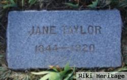 Jane Taylor