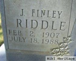 J Finley Riddle